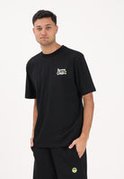 BARROW T-shirt a manica corta nera per uomo e donna con stampa sul retro S6BWUATH077 110 BARROW 