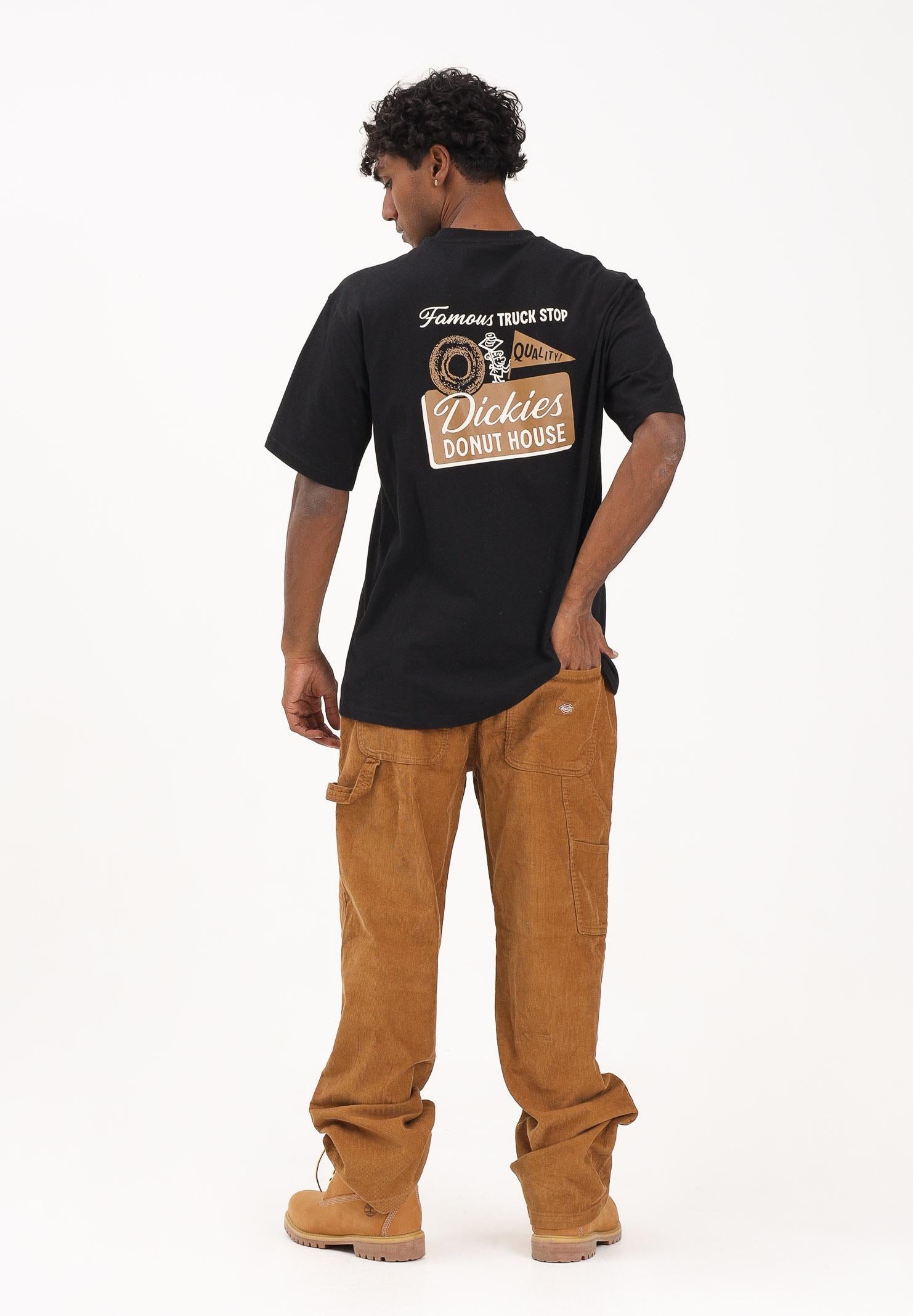 DICKIES pantaloni corduroy carpenter marrone in velluto da uomo a coste dalla vestibilità larga e dal taglio a gamba larga. DK0A863V0BD1  DIckies 