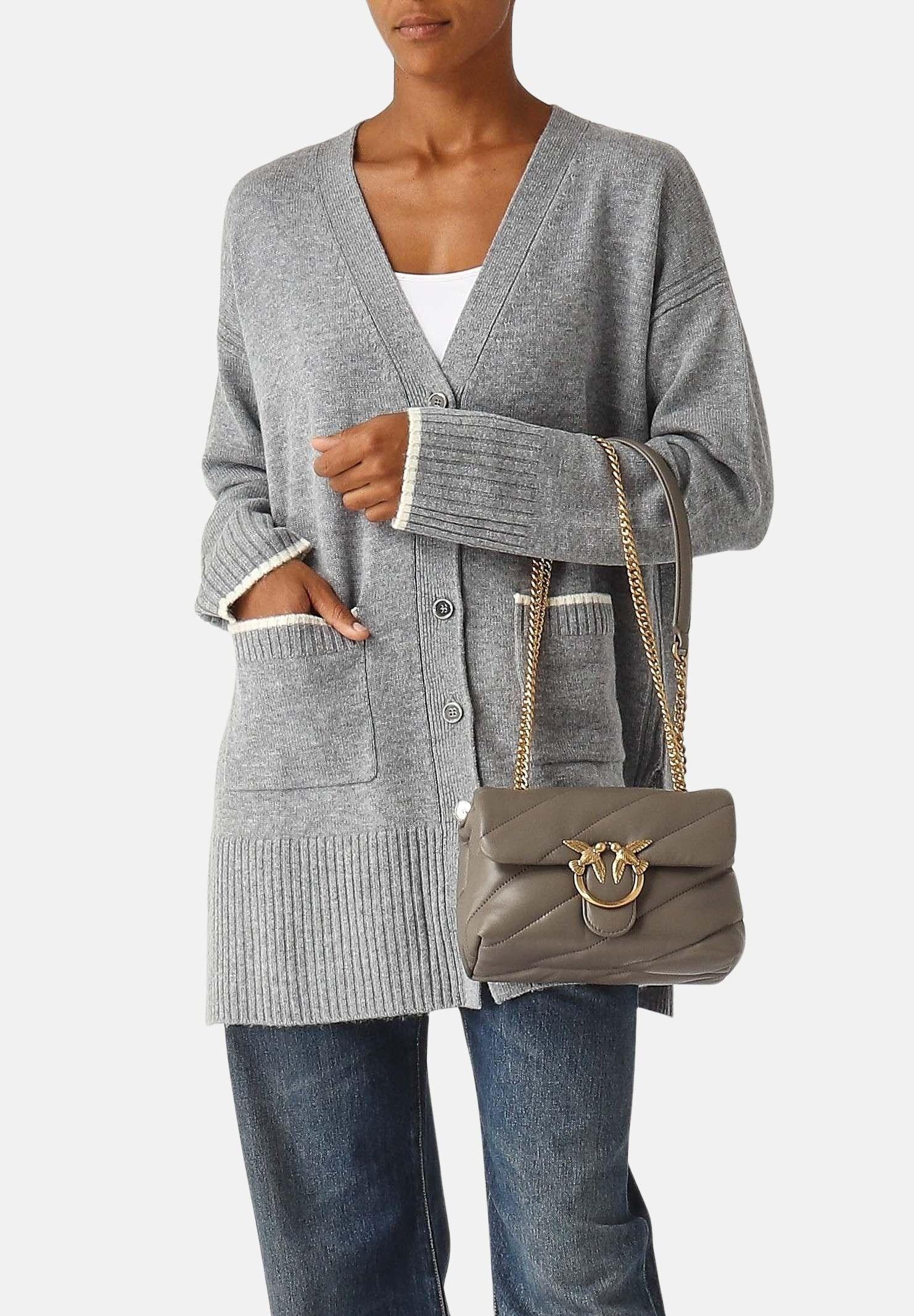 PINKO Borsa a tracolla Mini Love Bag Puff nude da donna 100039A0F2 K33Q PINKO 