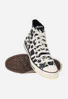 CONVERSE Sneakers Chuck Taylor All Star Animal Print High Top panna e nere da donna A17919C . CONVERSE 