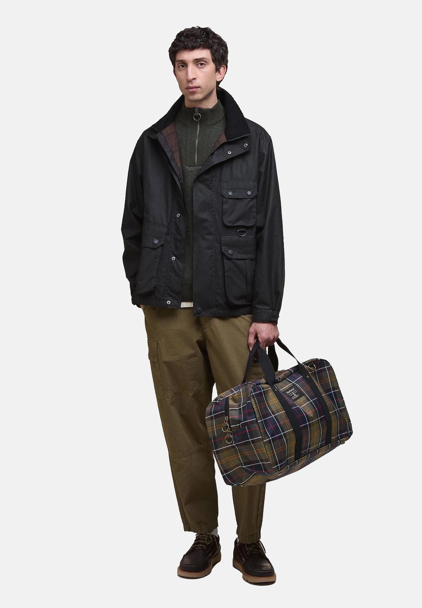 BARBOUR Borsone Torridon Tartan verde per uomo e donna 252MUBA0531 OL91 BARBOUR 