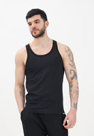 DSQUARED2 Canotta nera da uomo con logo all-over D9D095510 001 DSQUARED2 