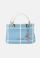 MARC ELLIS Borsa a mano Krissy S Luxe bianca e azzurra da donna KRISSY-S-LUXE ANBL MARC ELLIS 