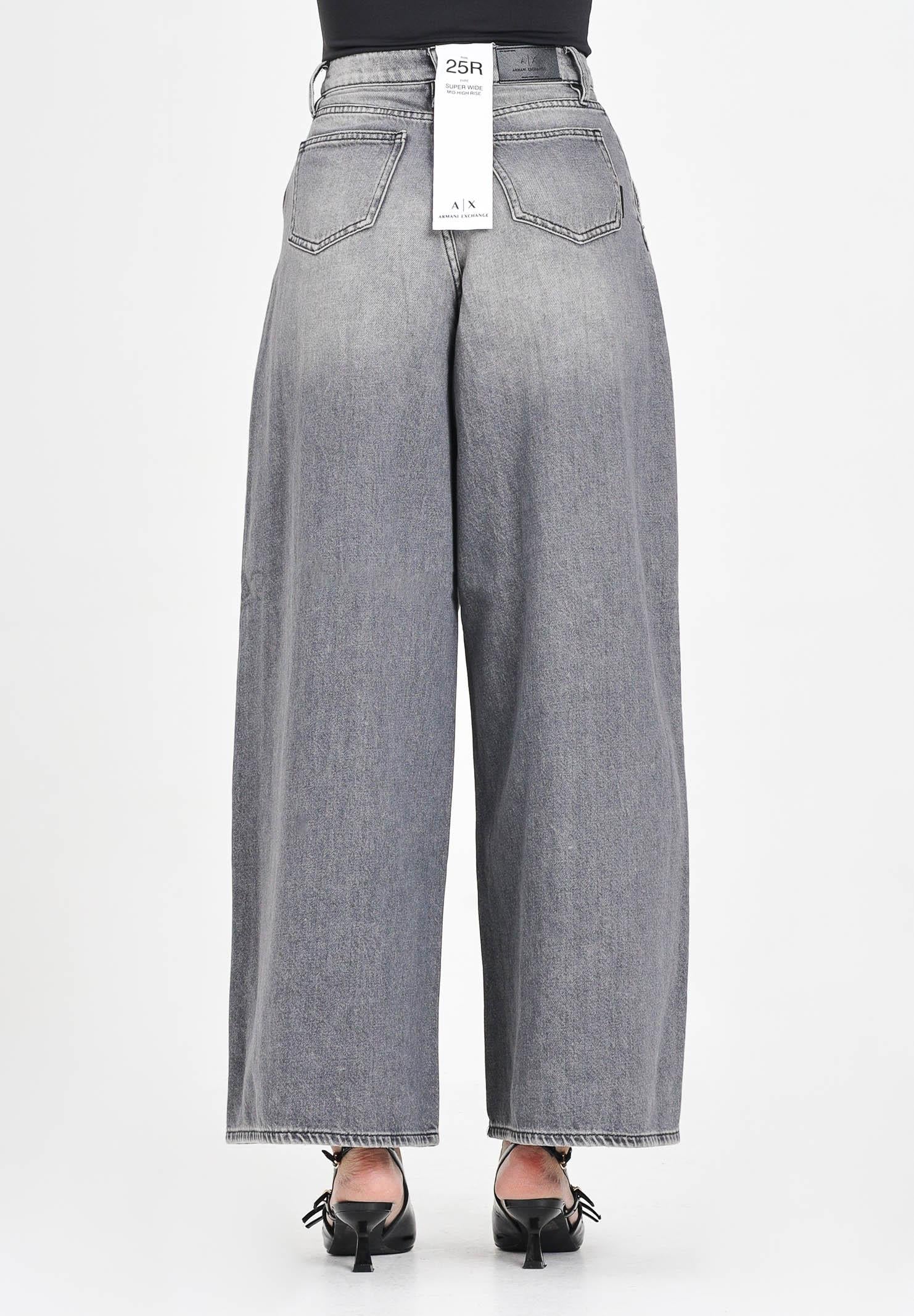 ARMANI EXCHANGE Jeans a vita alta in denim grigio slavato da donna XW000137AF16086 M8088 ARMANI EXCHANGE 