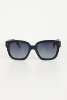 CRISTIAN LEROY Occhiali da sole neri da donna con montatura in acetato lucido 700203 01 CRISTIAN LEROY 