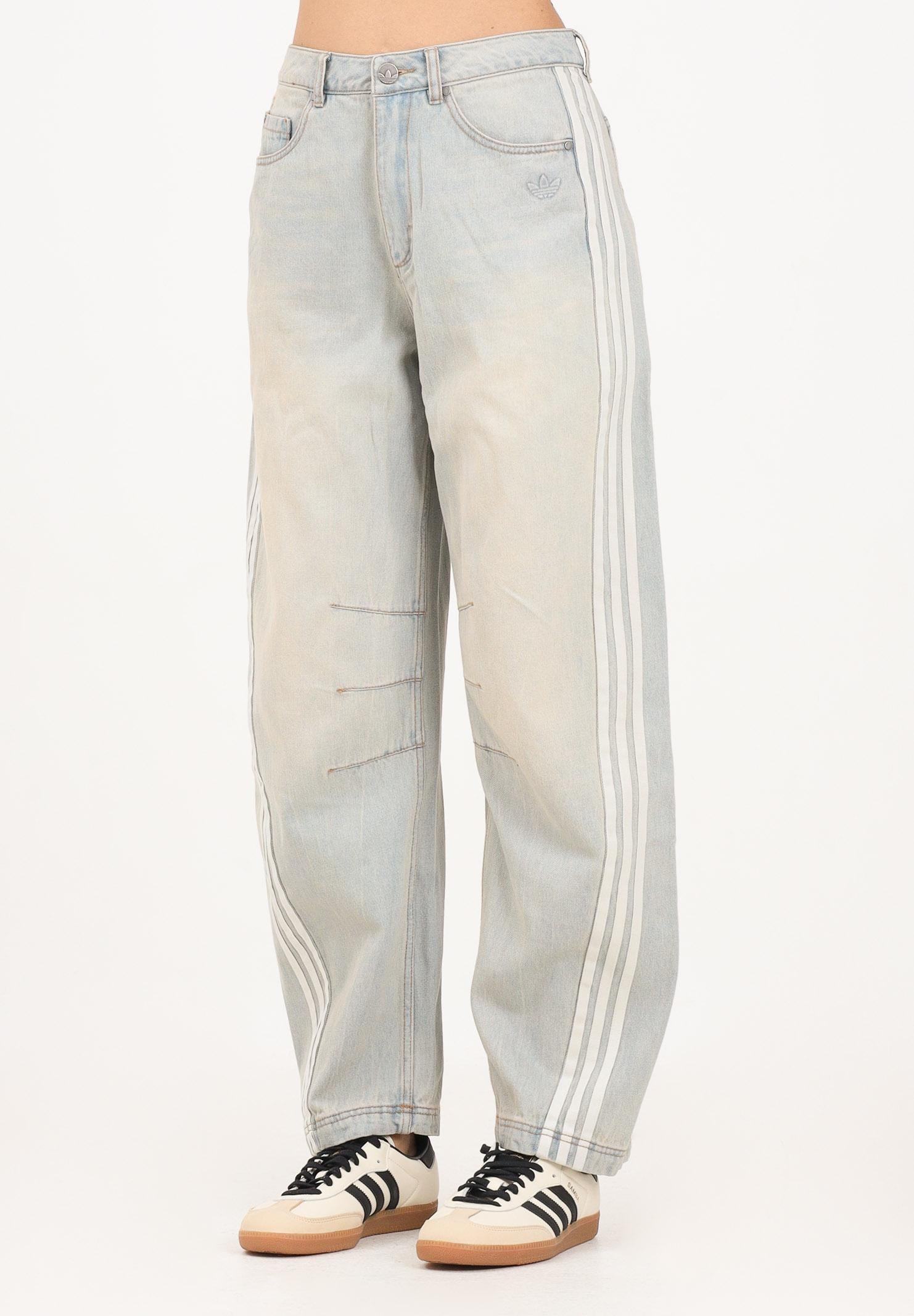 ADIDAS ORIGINALS Jeans Adilenium Season 3 Banana Fitted in denim vintage da donna JX9212 . ADIDAS ORIGINALS 