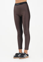 HINNOMINATE Leggings marrone da donna con elastico logato HMABW02023 MA03 HINNOMINATE 
