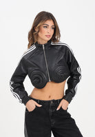 ADIDAS ORIGINALS Giubbotto adidas x Jeremy Scott Faux Leather nero da donna JW0834  ADIDAS ORIGINALS 