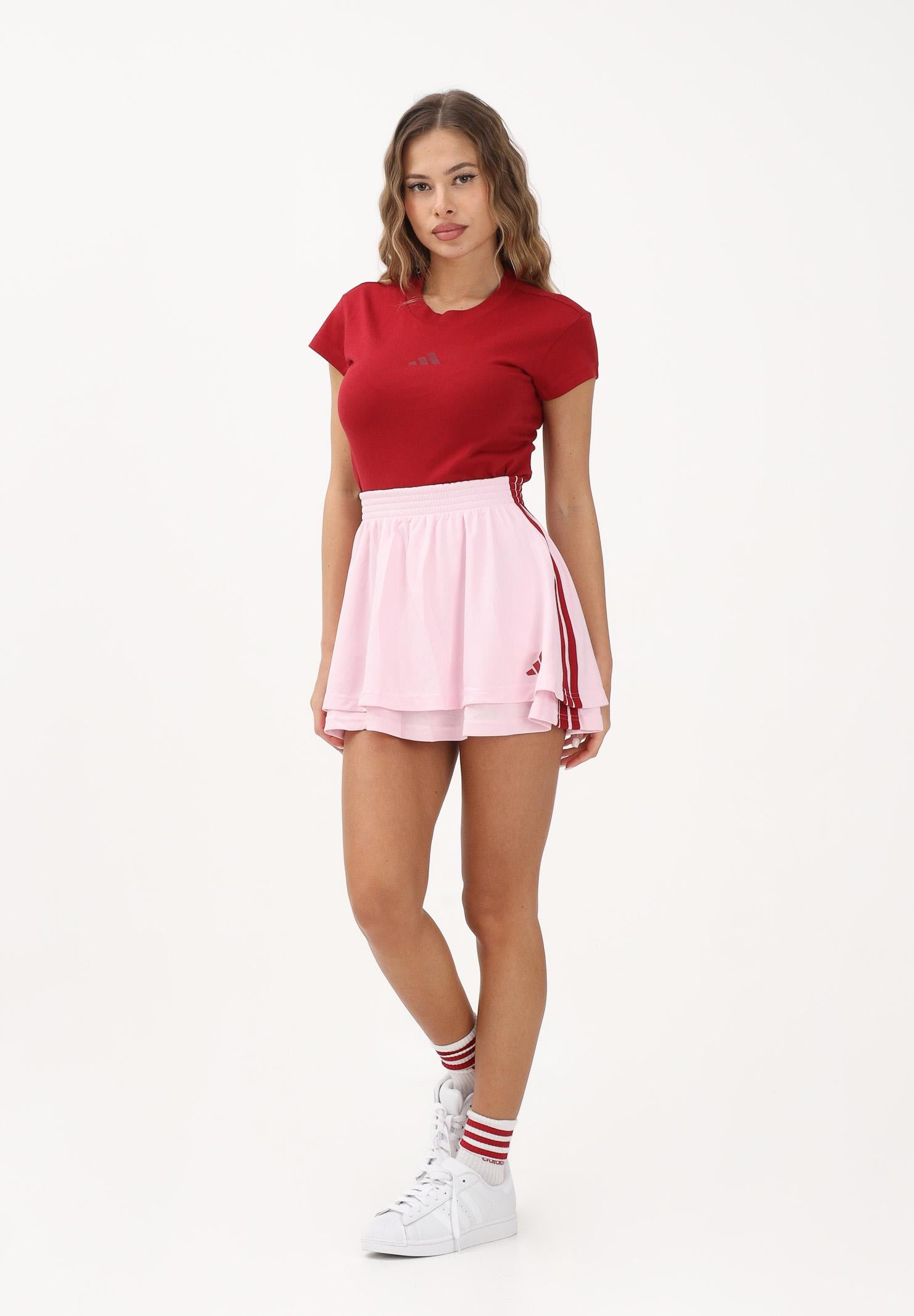 ADIDAS ORIGINALS Gonna corta HOUSE OF TIRO rosa da donna<BR/> KB6099 . ADIDAS ORIGINALS 