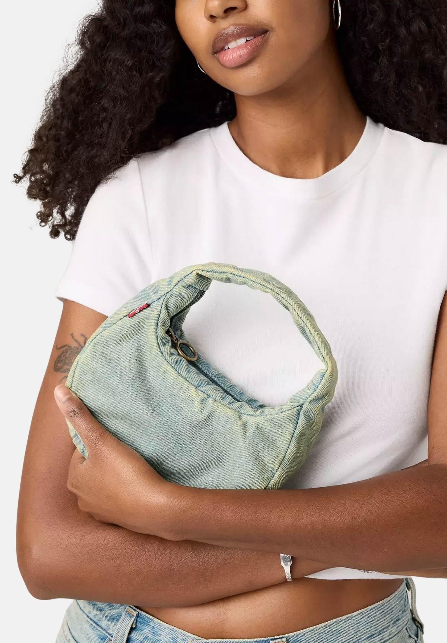 LEVI'S® Borsa a mano Baby Brooklyn in denim chiaro da donna 004A2-0002  LEVI'S® 