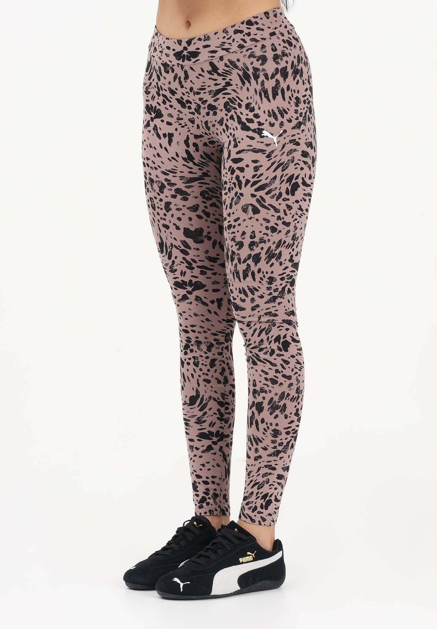 PUMA Leggings sportivo Essentials Graphics Animal Printed rosa da donna 693840 88 PUMA 