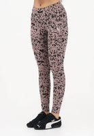PUMA Leggings sportivo Essentials Graphics Animal Printed rosa da donna 693840 88 PUMA 