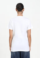 DIESEL T-shirt a manica corta bianca per donna, ragazzi e bambini con logo Diesel J025260CATM K100 DIESEL 
