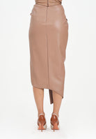 ALMA SANCHEZ Gonna midi Gaeta in ecopelle color cammello da donna AS2526049EP 122 ALMA SANCHEZ 