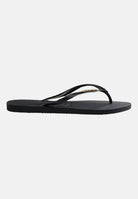 HAVAIANAS Infradito neri da donna Slim Logo Metallic 4119875 1924 HAVAIANAS 