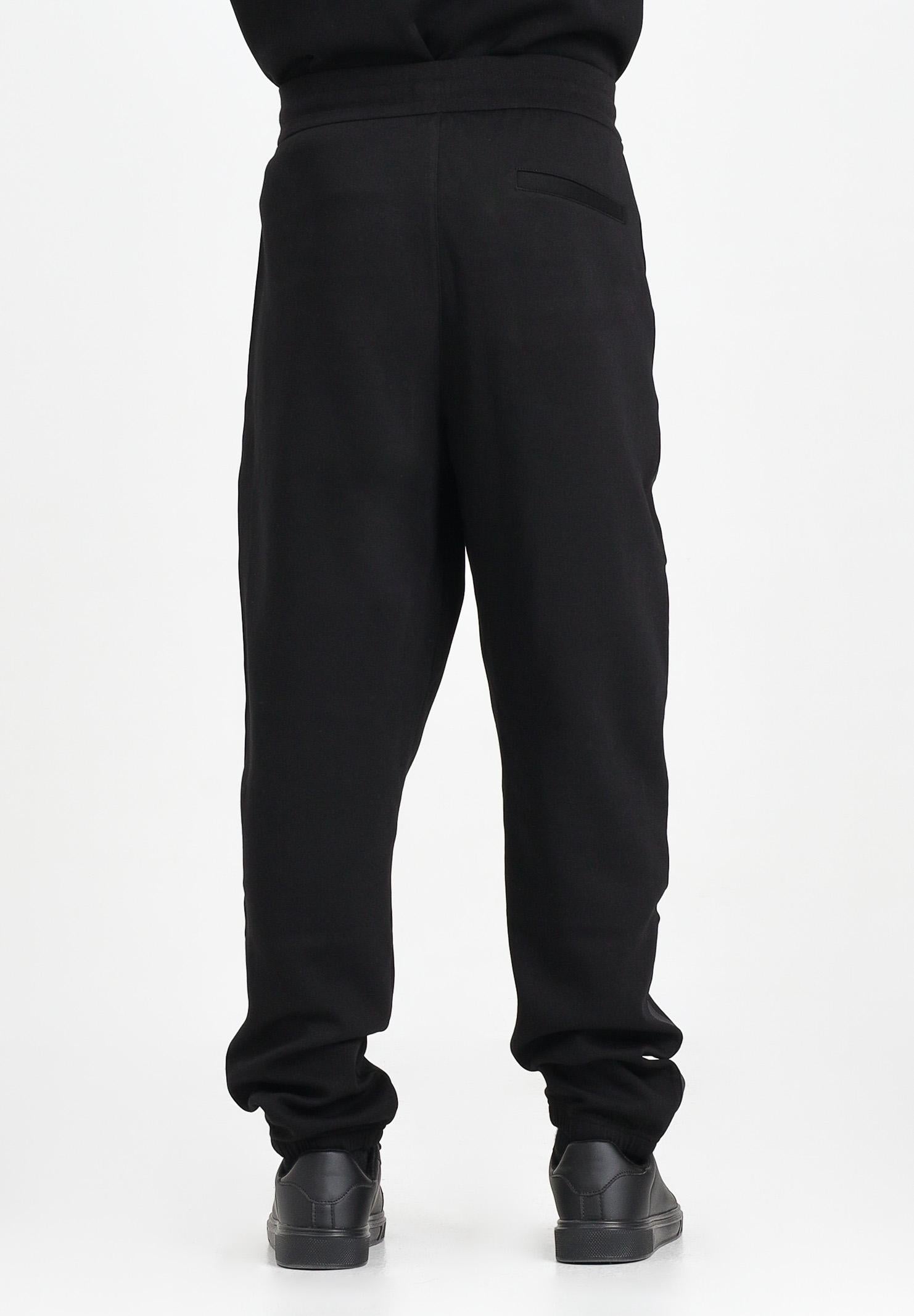 ARMANI EXCHANGE Pantalone sportivo nero da uomo con bande laterali logate XM001301AF10818 UC001 ARMANI EXCHANGE 