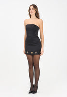 NOELL MAGGINI Abito corto nero da donna con accessori in ottone 00126088 NE NOELL MAGGINI 