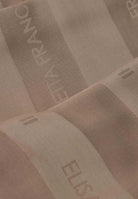 ELISABETTA FRANCHI Pashmina argilla da donna con logo SC14F61E2 229 ELISABETTA FRANCHI 