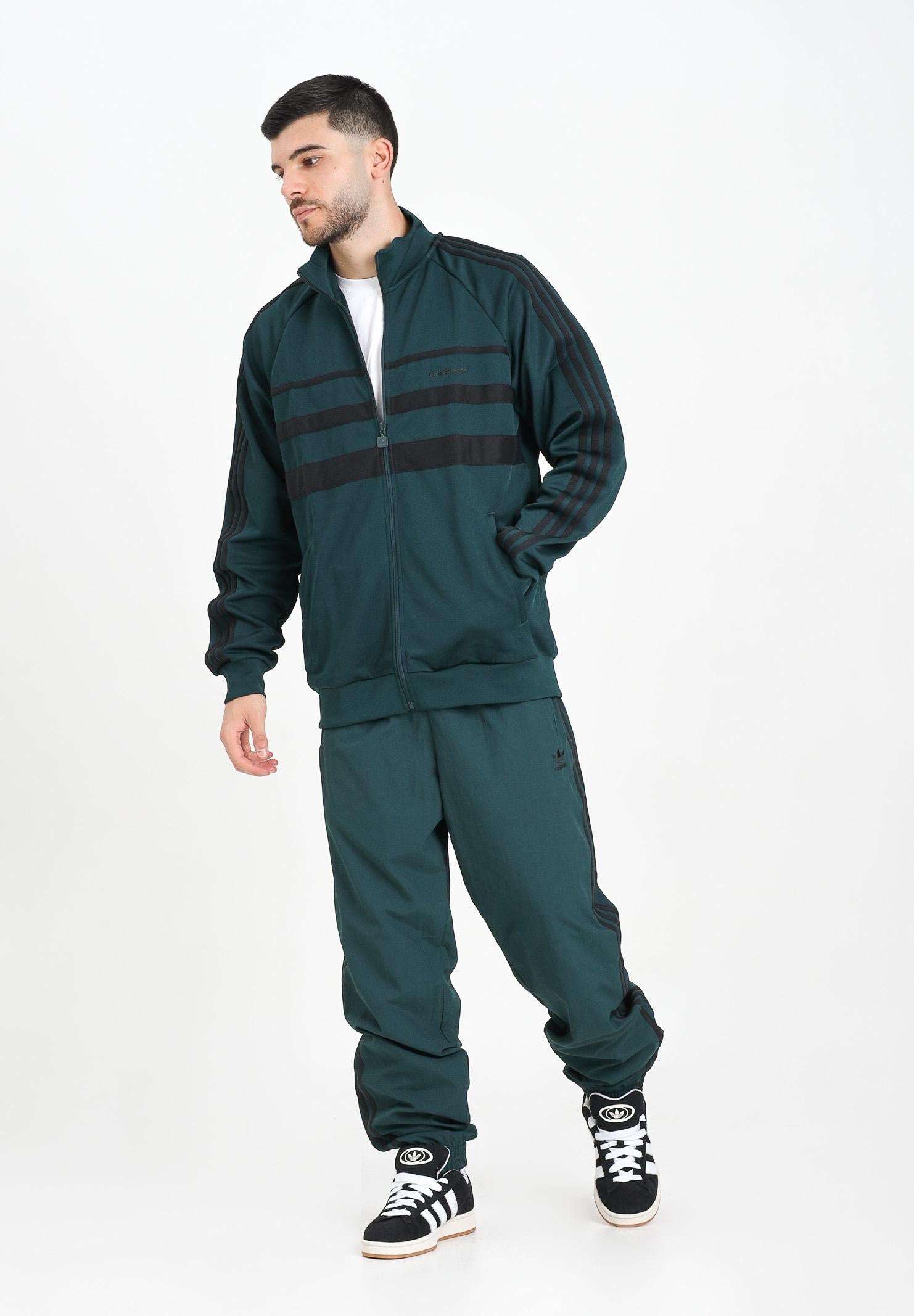 ADIDAS ORIGINALS Pantalone sportivo Adicolor Woven Firebird verde e nero da uomo JY1335  ADIDAS ORIGINALS 