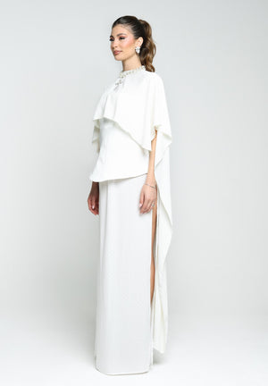 SANTAS Stola ÉCLAIR bianca da donna PV2507 BIANCO SANTAS 