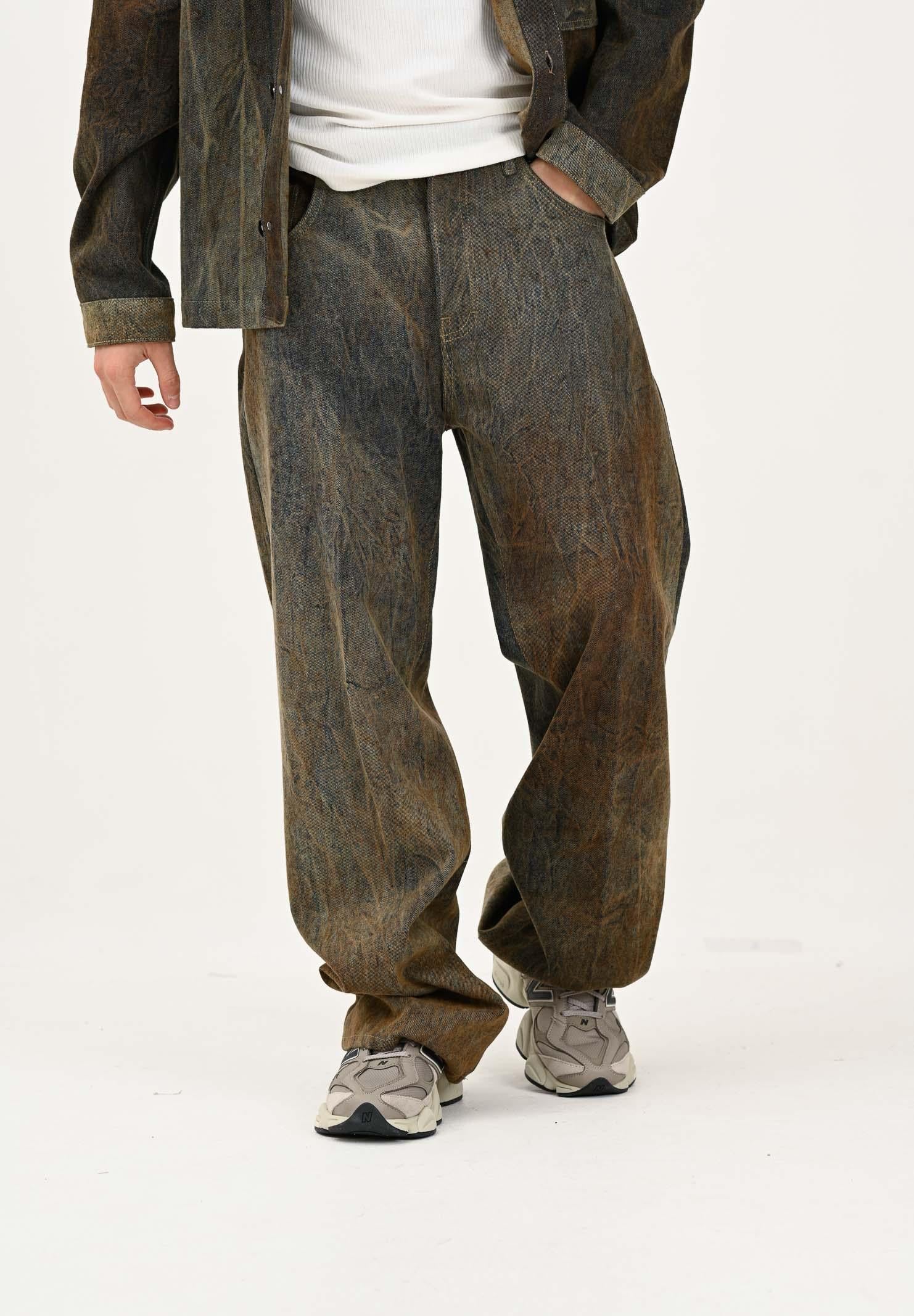 I'M BRIAN Jeans in denim vintage da uomo JASON3125 0028 I'M BRIAN 