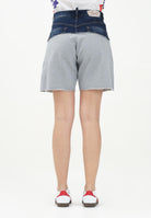 Bermuda in pile grigio e in denim per donna, ragazzi e bambini DQ2769D0ACI DQ937 DSQUARED2 