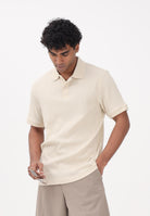 SELECTED HOMME Polo a manica corta panna da uomo 16100460 AN SELECTED HOMME 