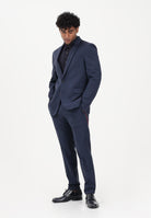 PATRIZIA PEPE Pantalone elegante blu da uomo 5PA429A1WK C166 PATRIZIA PEPE 