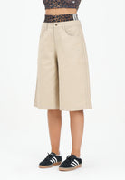 ADIDAS ORIGINALS Bermuda Firebird Utility beige da donna JX8762  ADIDAS ORIGINALS 