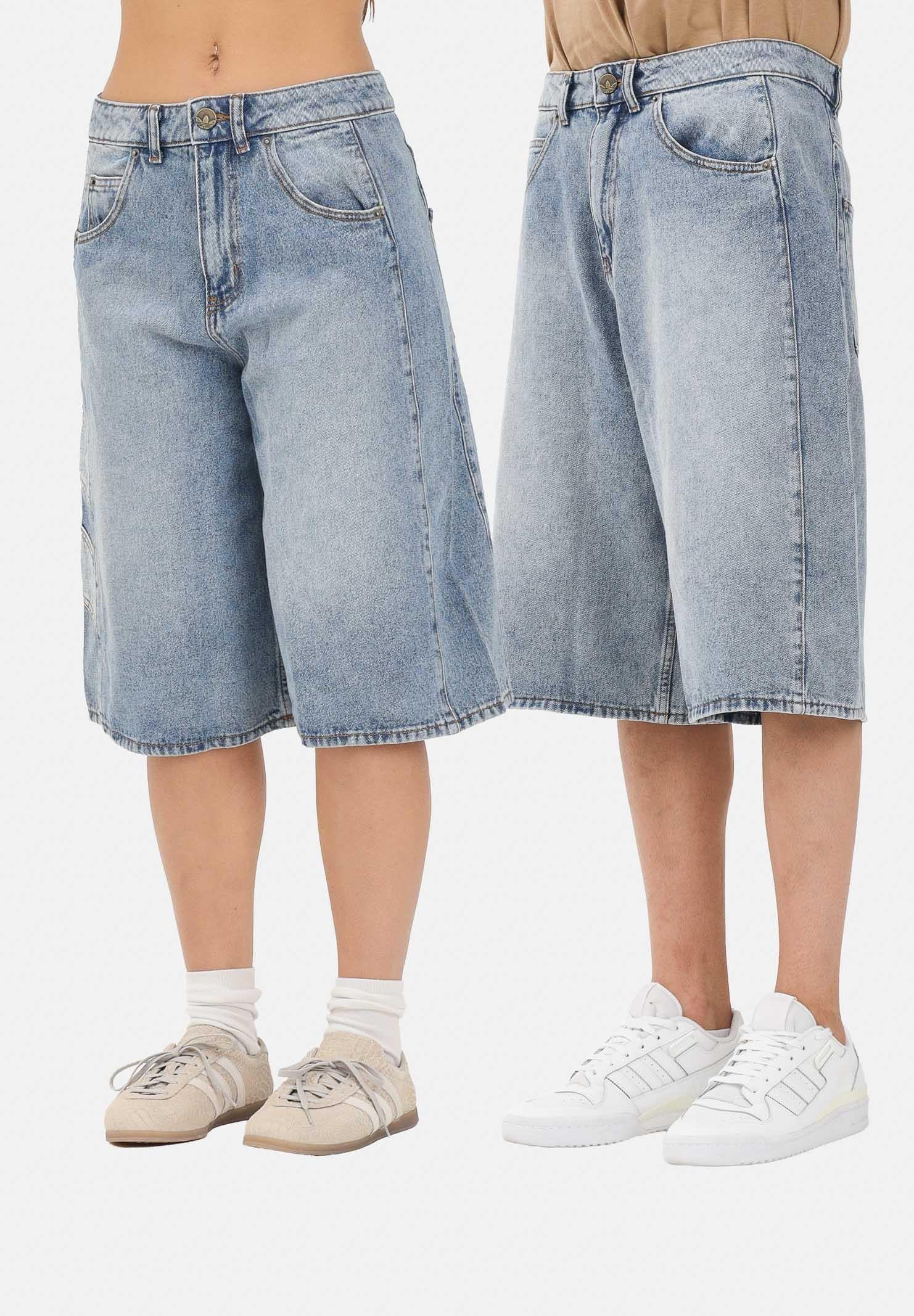 ADIDAS ORIGINALS shorts in denim Baggy Denim Shorts azzurro chiaro INDDNM denim chiaro da uomo e da donna KE0133 . ADIDAS ORIGINALS 