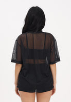 ADIDAS PERFORMANCE T-shirt a manica corta nera da donna in rete JM3737 . ADIDAS PERFORMANCE 