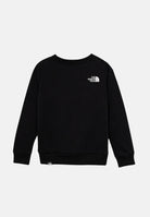 THE NORTH FACE Felpa girocollo Simple Dome nera per bambino e bambina NF0A8AXYJK31  THE NORTH FACE 