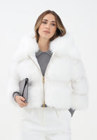 YES LONDON Pelliccia bianca da donna ECO031 BI YES LONDON 