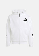 ADIDAS PERFORMANCE Felpa con zip Z.N.E. bianca da uomo JF2443 . ADIDAS PERFORMANCE 