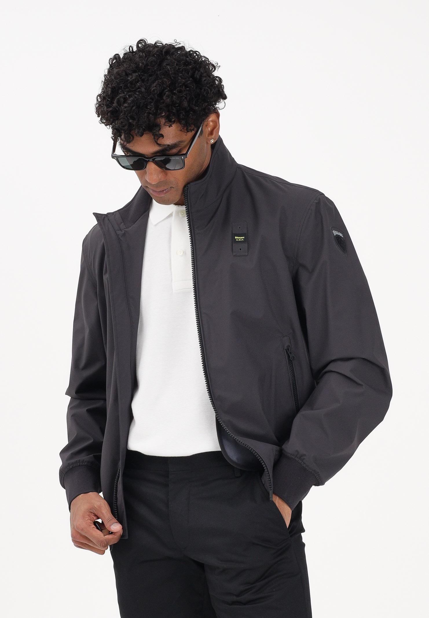 BLAUER Giacca a vento ANSON nera da uomo 26SBLUC11231-006787 999 BLAUER 