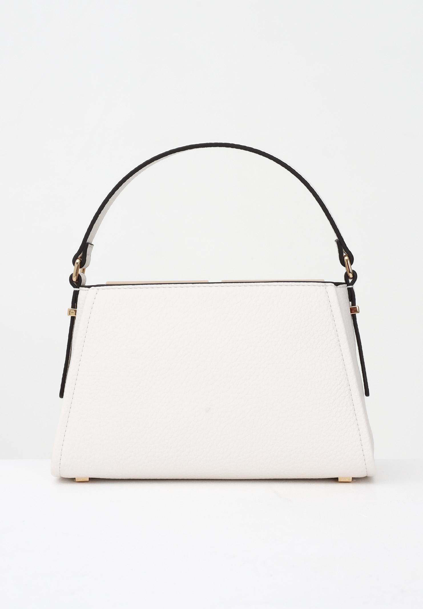 ELISABETTA FRANCHI Borsa a spalla latte da donna con logo BS36A56E2 DZ9 ELISABETTA FRANCHI 