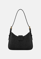 ELISABETTA FRANCHI Borsa a spalla nera da donna con charm BS24A62E2 110 ELISABETTA FRANCHI 