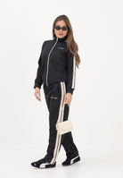 PALM ANGELS Pantalone sportivo nero per donna, ragazzi e bambini con logo PBCJ002S26FAB001 110 PALM ANGELS 