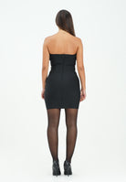 TPN Abito corto ALLAN nero da donna con pietre ALLAN112W5 D6 TPN 