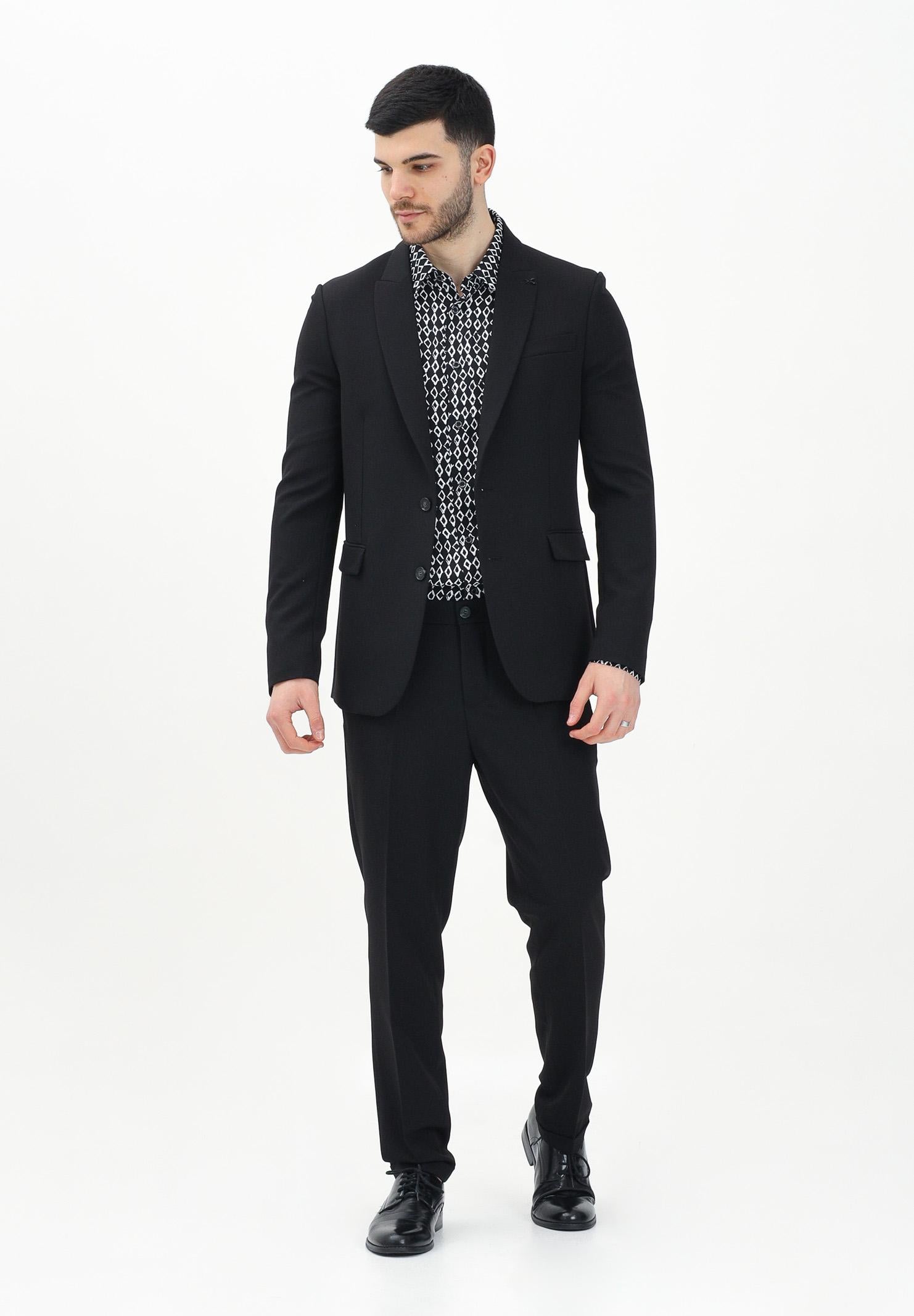 PATRIZIA PEPE Pantalone elegante nero da uomo 5PA429A498 K103 PATRIZIA PEPE 