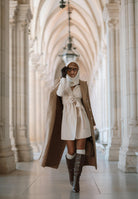 SANTAS Abito corto HÉROÏNE panna da donna PV2604 PA SANTAS 