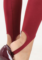 VICOLO Leggings bordeaux da donna con staffa alla caviglia UF0119 BO VICOLO 