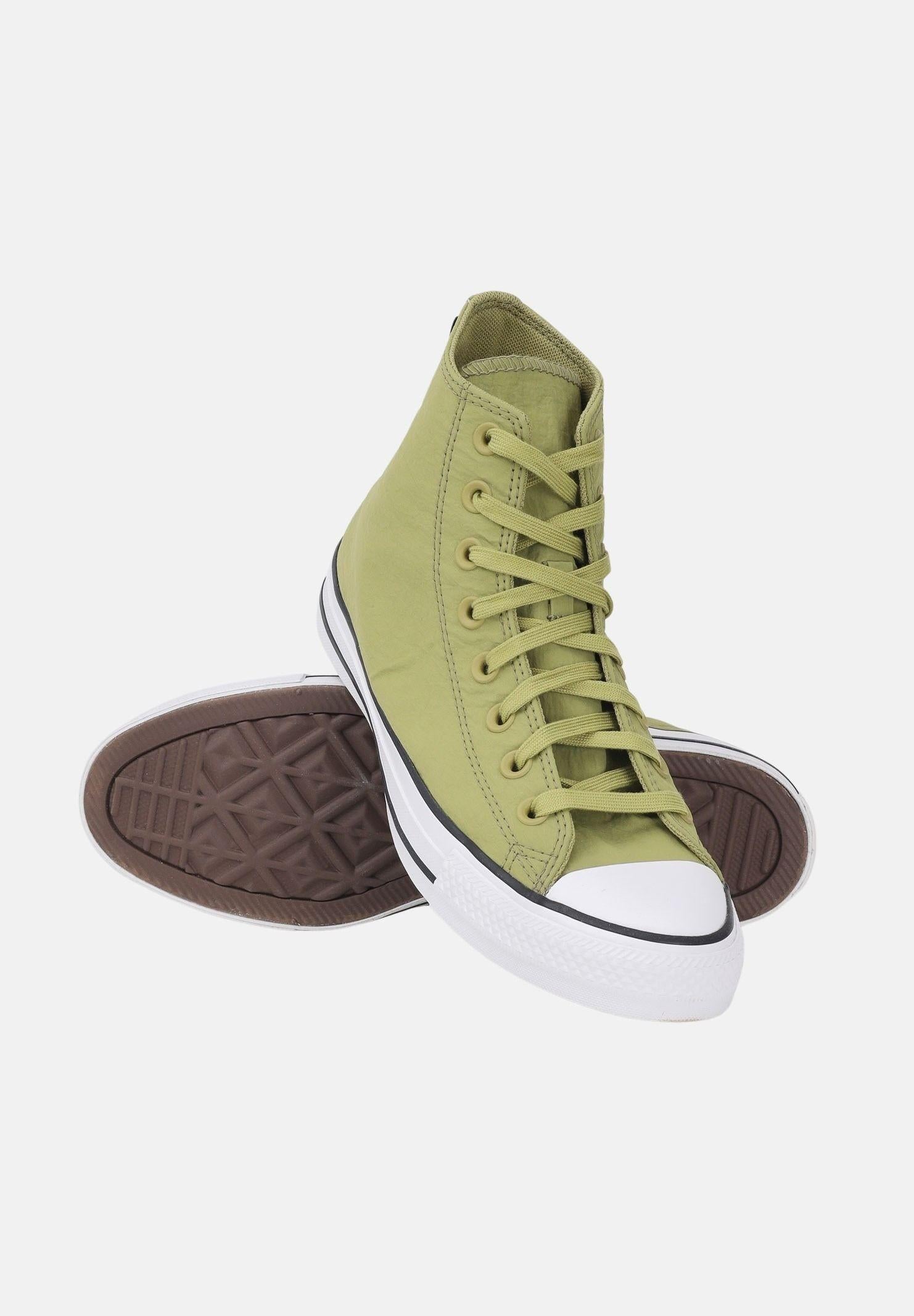 CONVERSE Sneakers Chuck Taylor All Star Nylon Hi verde da uomo A16806C . CONVERSE 