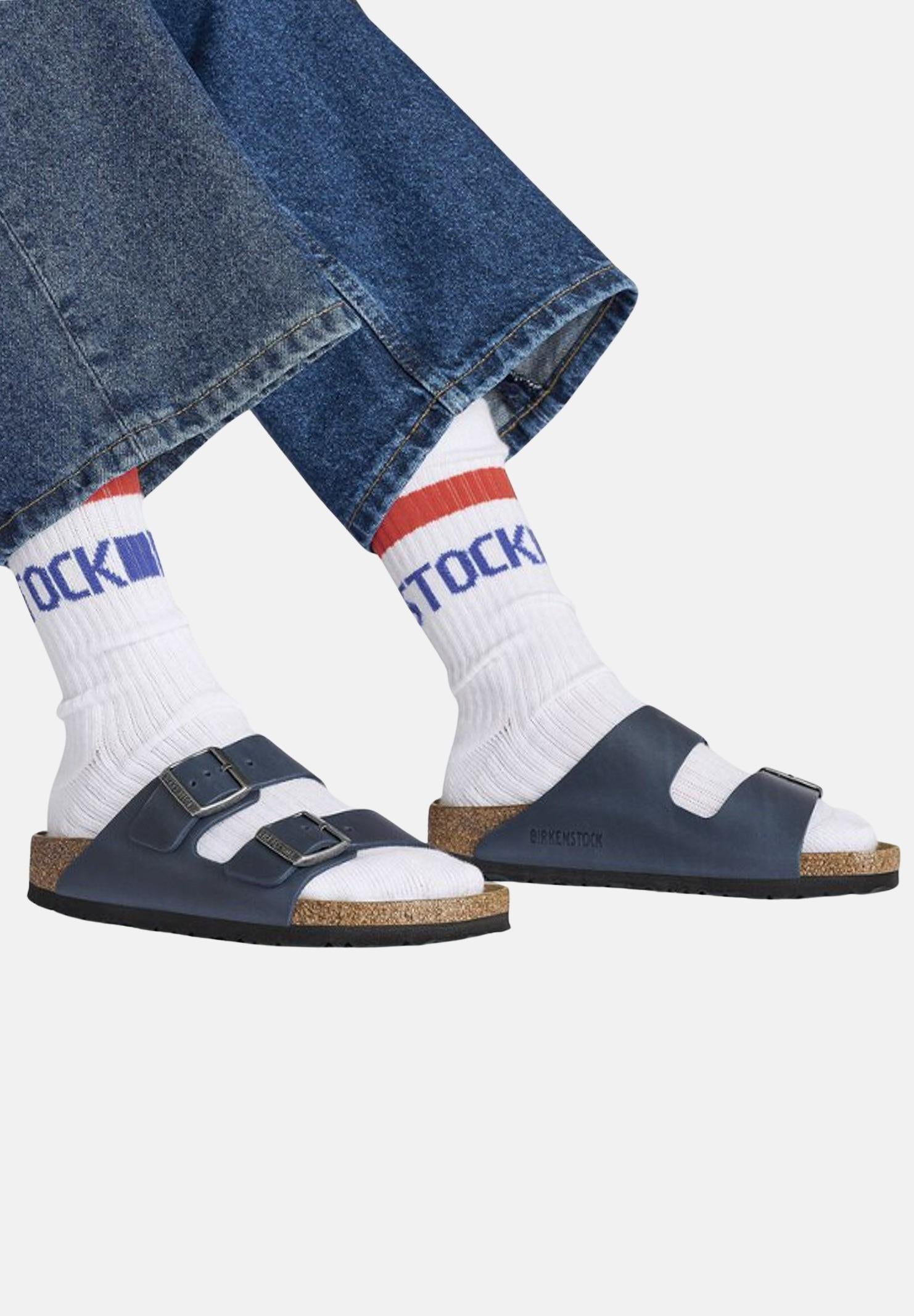 BIRKENSTOCK Calzini Cotone Tennis Bianchi Uomo Donna