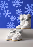 MOON BOOT Stivali da neve ICON LOW bianchi per uomo e donna 80D1409340 A009 MOON BOOT 