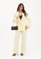VICOLO Pantalone elegante giallo da donna TAB0025 GI VICOLO 