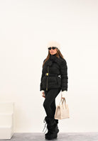 VICOLO Leggings nero da donna con dettaglio alla caviglia UF0161 NE VICOLO 