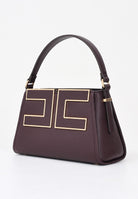 ELISABETTA FRANCHI Borsa a spalla bordeaux da donna con logo BS36A56E2 EA4 ELISABETTA FRANCHI 