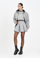 MARNI Gonna corta grigia per donna e ragazze in neoprene a balze M01550M00VC 0M923 MARNI 