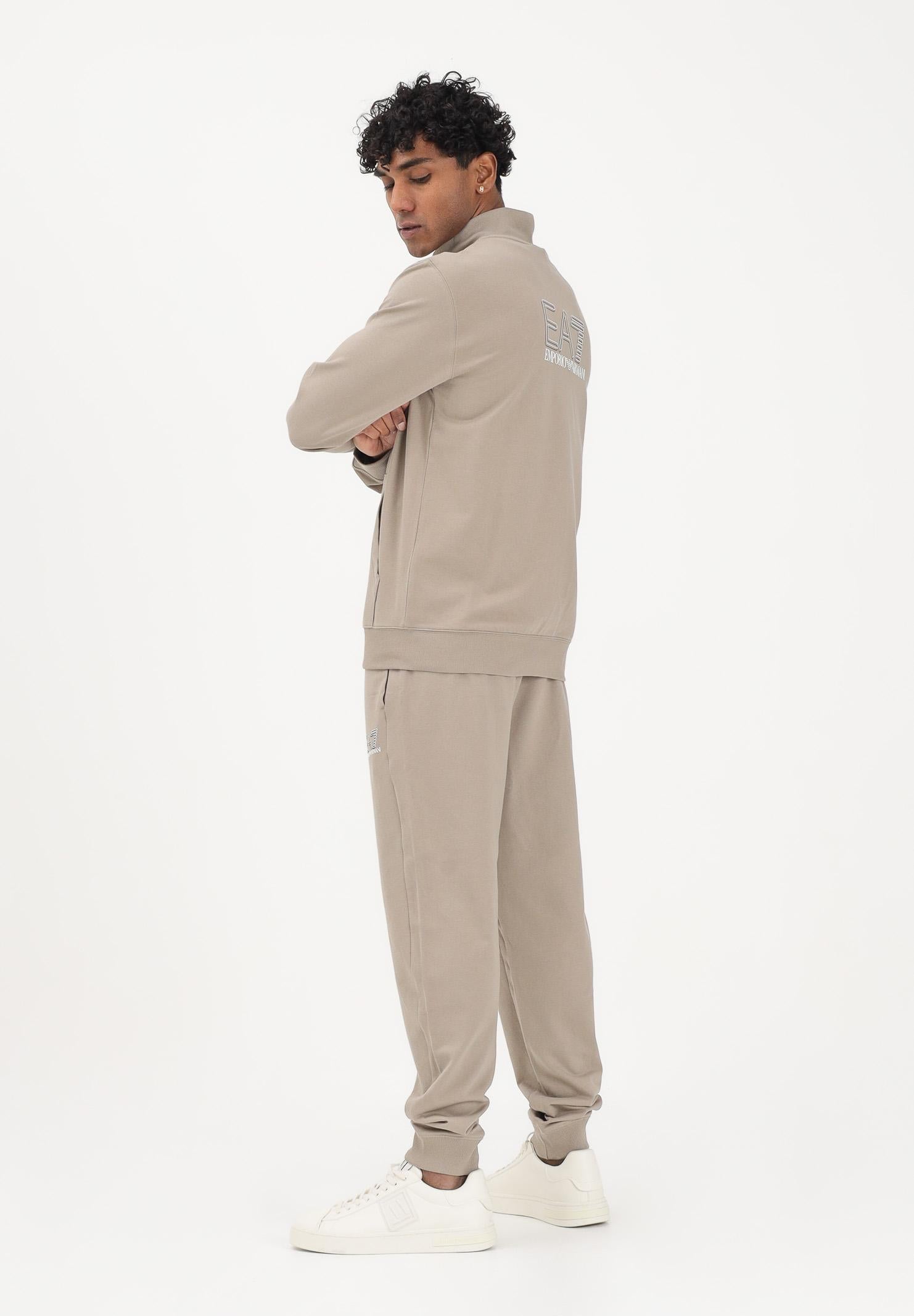 EA7 Tuta Train Visibility VI beige da uomo 7M001318AF13512 U6167 EA7 